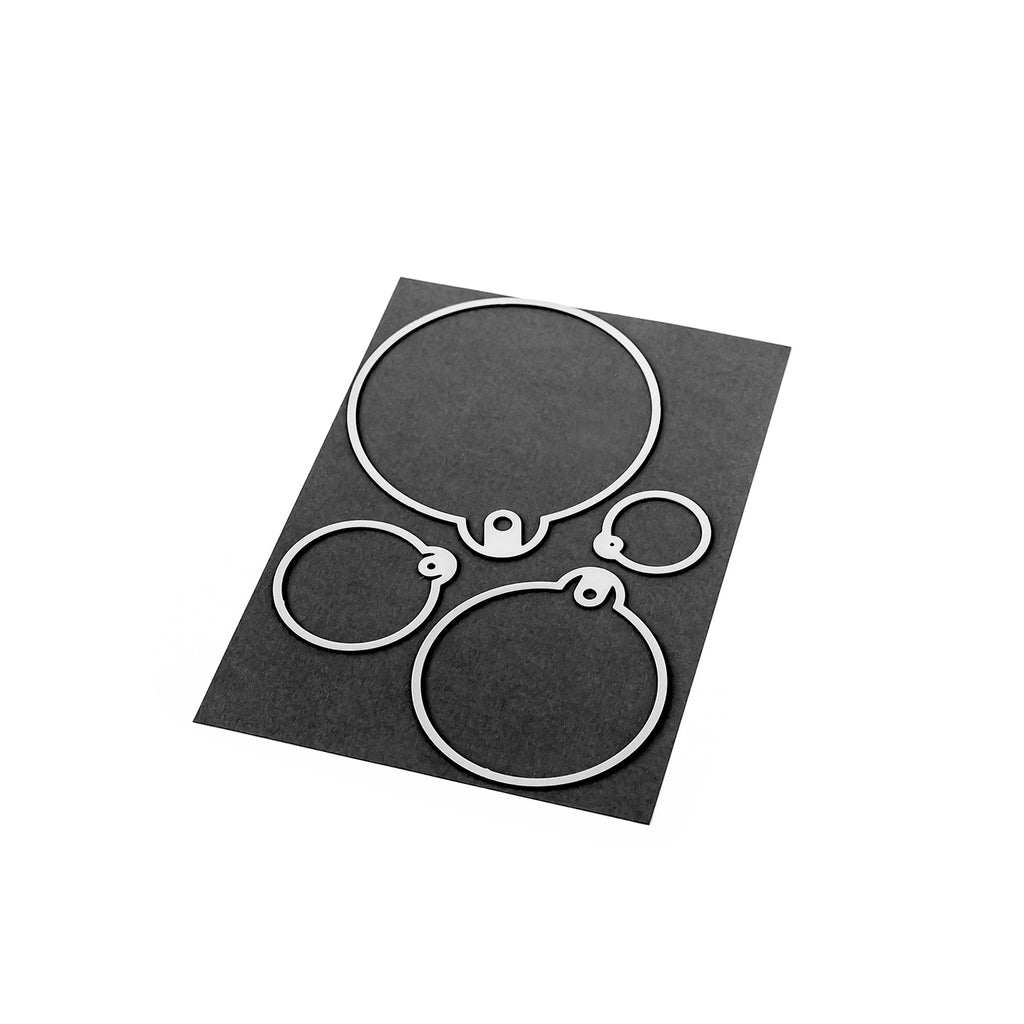 Pigment Craft Co Round Tag Dies on Paper