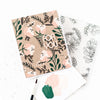 Pigment Craft Co Delicate Floral Background Stamp and Stencil Bundle Card